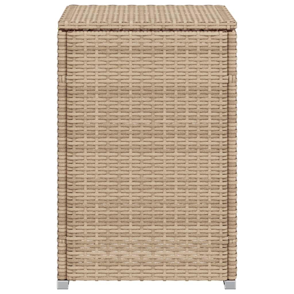 gasflaskeskjuler 40x40x60 cm polyrattan beige