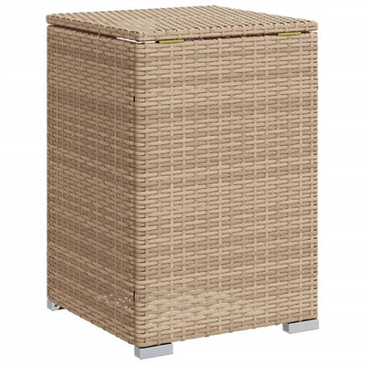 gasflaskeskjuler 40x40x60 cm polyrattan beige