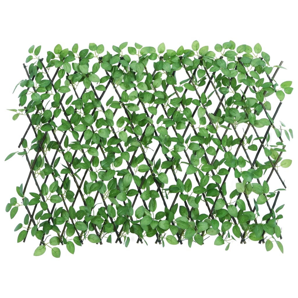 espalier med kunstig vedbend 180x65 cm udvidelig grøn