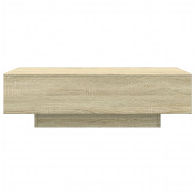 sofabord 100x49,5x31 cm konstrueret træ sonoma-eg