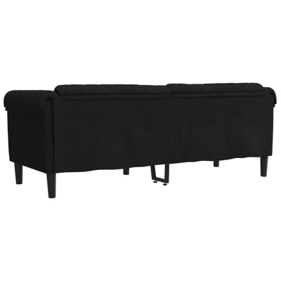 3-personers sofa velour sort