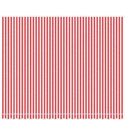 markisedug 4,5x3,5 m stribet rød og hvid