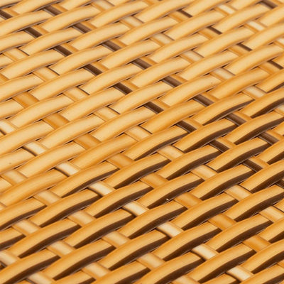 altanafskærmning 300x100 cm polyrattan lysebrun