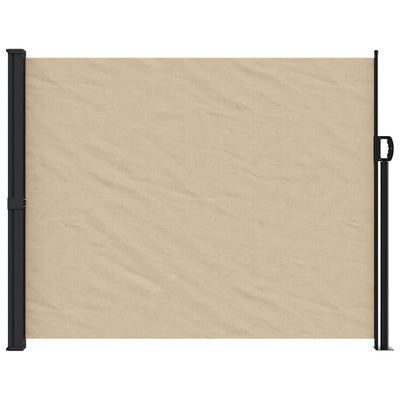 sammenrullelig sidemarkise 160x500 cm beige