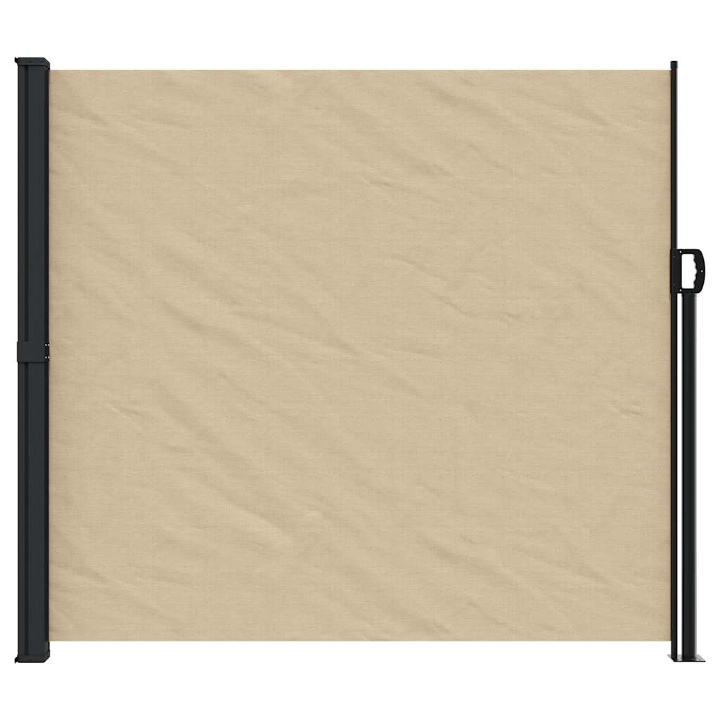 sammenrullelig sidemarkise 180x600 cm beige