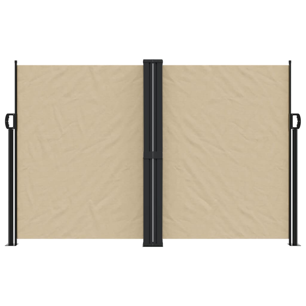 sammenrullelig sidemarkise 160 x 600 cm beige