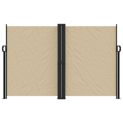 sammenrullelig sidemarkise 160 x 600 cm beige