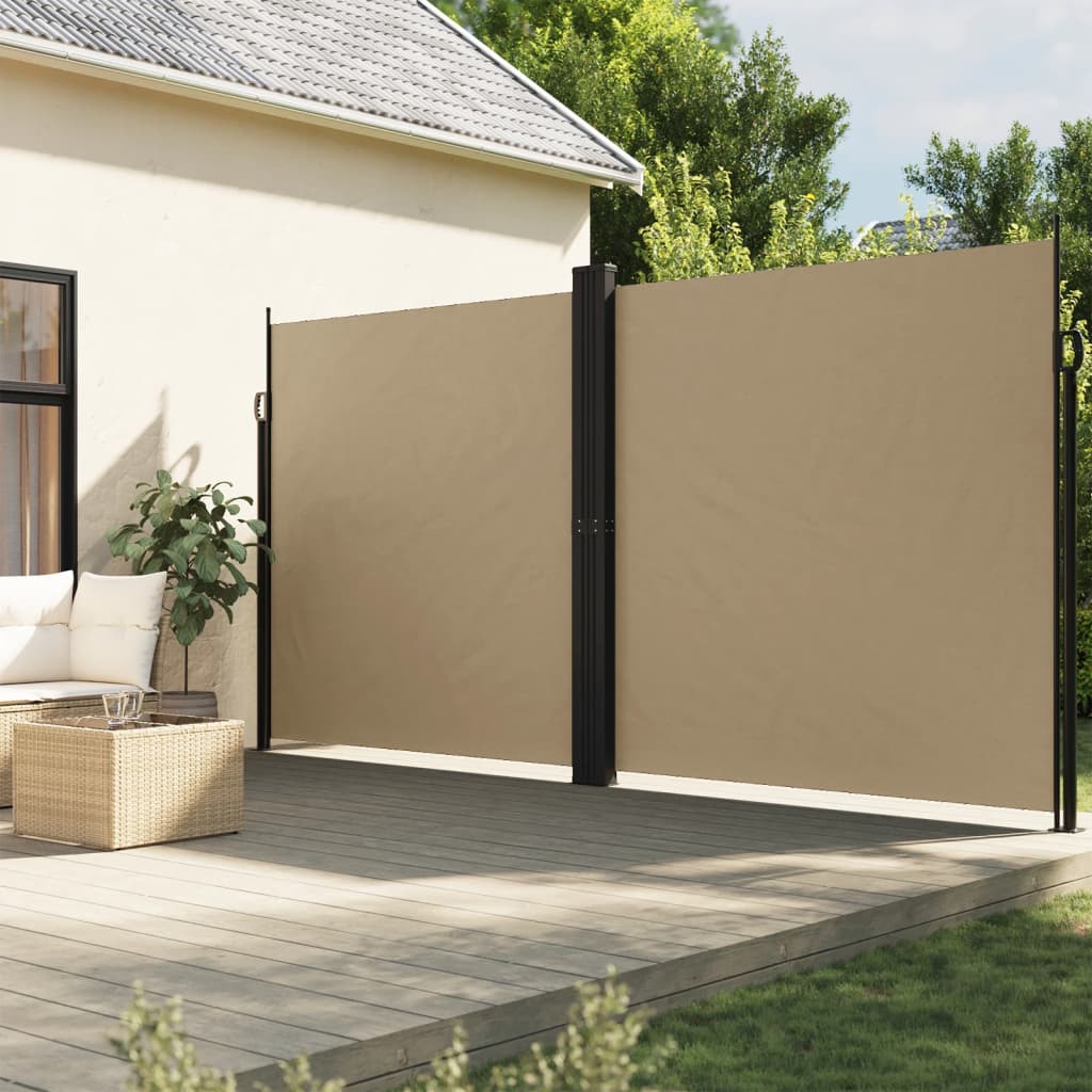 sammenrullelig sidemarkise 220x600 cm beige