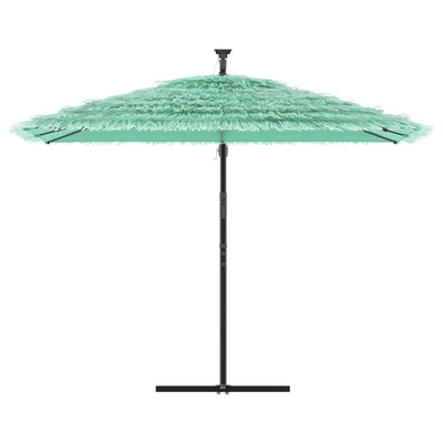 haveparasol med stålstang 290x290x238 cm grøn