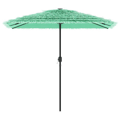 haveparasol med stålstang 248x248x248 cm grøn