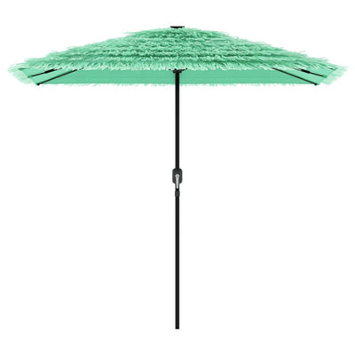 haveparasol med stålstang 248x248x248 cm grøn