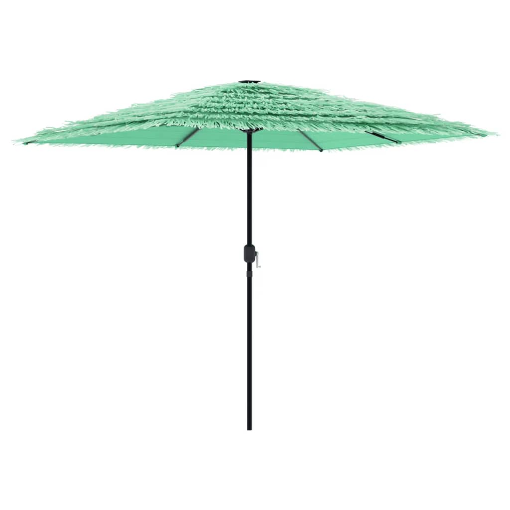 haveparasol med stålstang 248x248x248 cm grøn