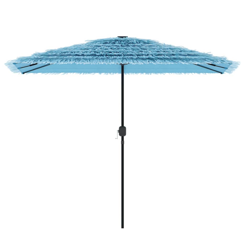 haveparasol med stålstang 300x200x250 cm blå