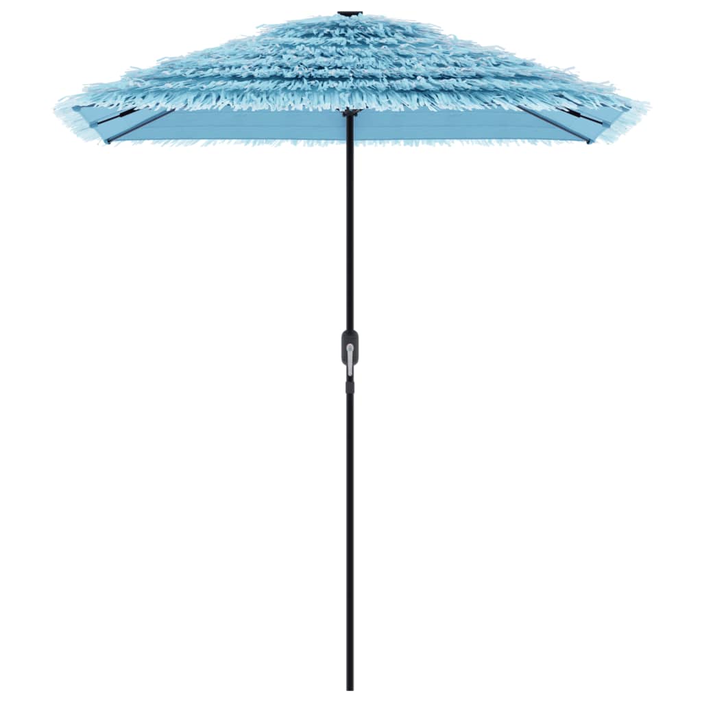 haveparasol med stålstang 300x200x250 cm blå