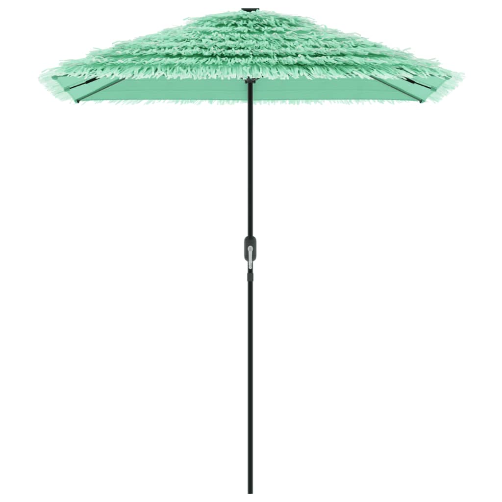 haveparasol med stålstang 300x200x250 cm grøn