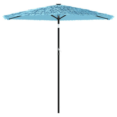 parasol med stålstang 223x223x213 cm blå