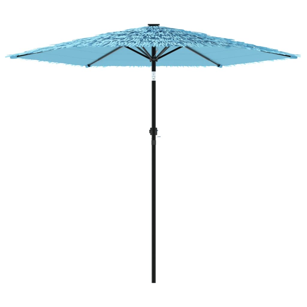 parasol med stålstang 223x223x213 cm blå