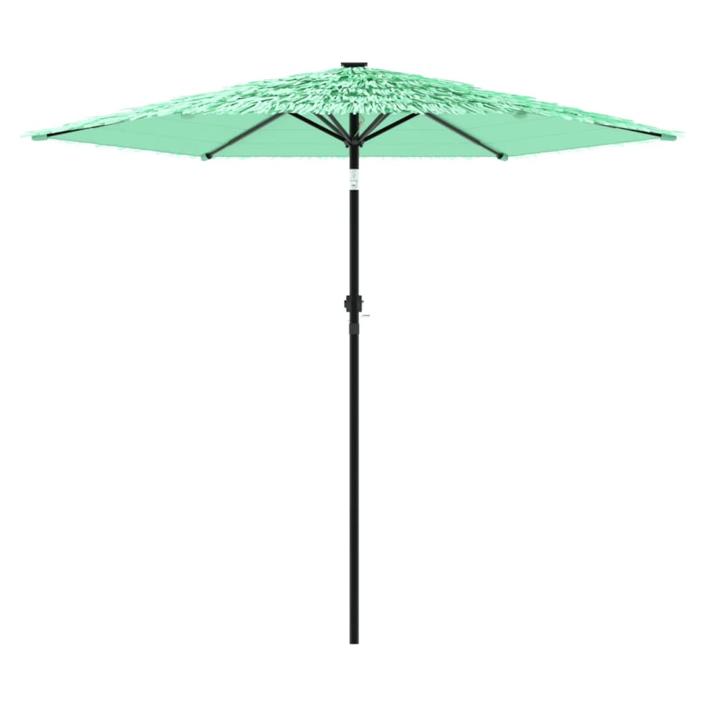 haveparasol med stålstang 268x268x226 cm grøn