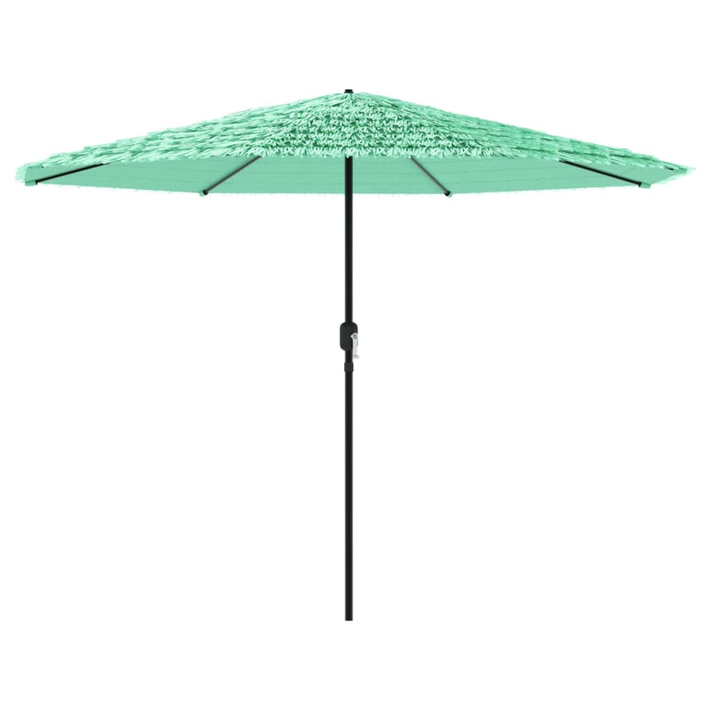 haveparasol med stålstang 324x324x247 cm grøn