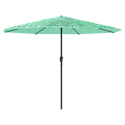 haveparasol med stålstang 324x324x247 cm grøn