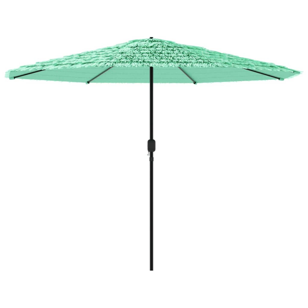 haveparasol med stålstang 324x324x247 cm grøn