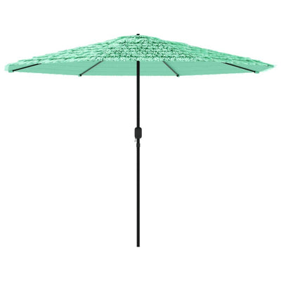 haveparasol med stålstang 324x324x247 cm grøn