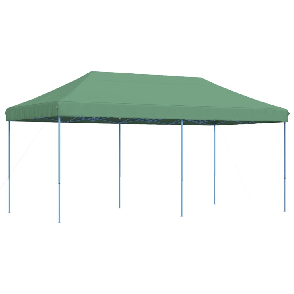 foldbart pop up-festtelt 580x292x315 cm grøn