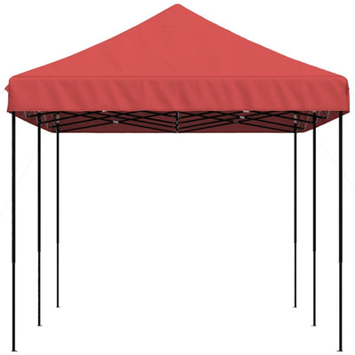 foldbart pop up-festtelt 580x292x315 cm bordeaux