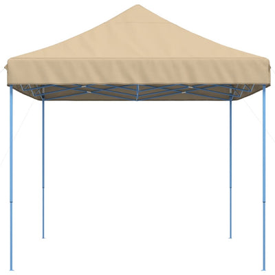 foldbart pop up-festtelt 440x292x315 cm beige