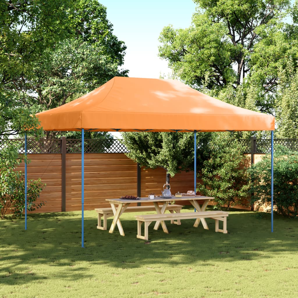 pop op-festtelt 440x292x315 cm foldbart orange