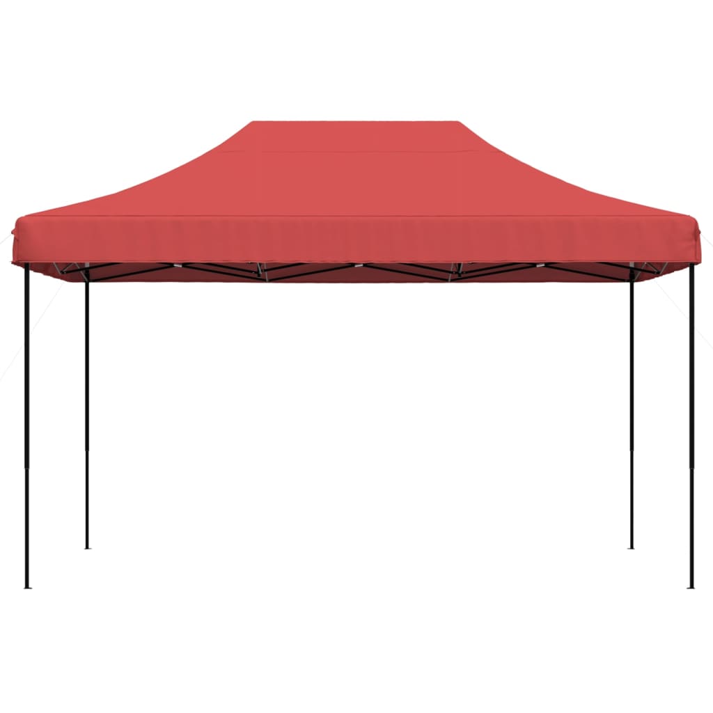 foldbart pop up-festtelt 440x292x315 cm bordeaux