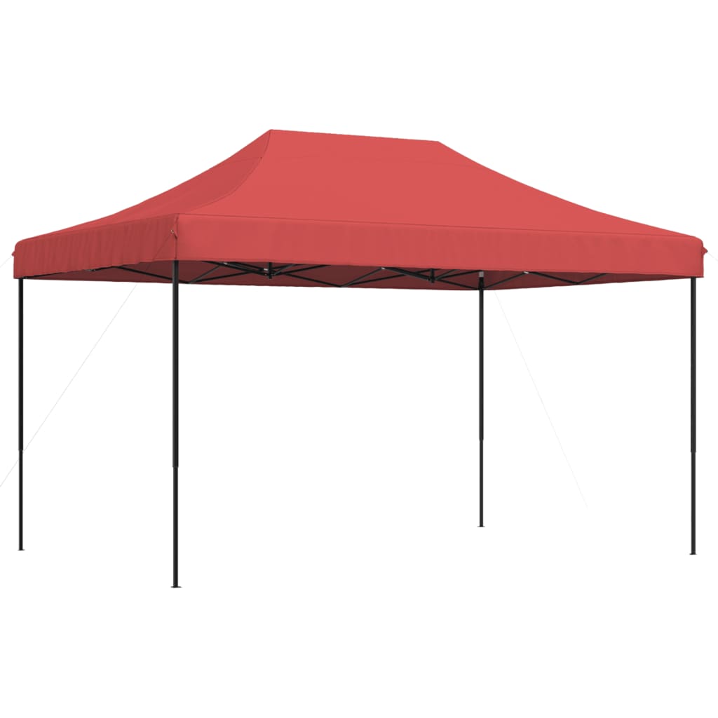 foldbart pop up-festtelt 440x292x315 cm bordeaux