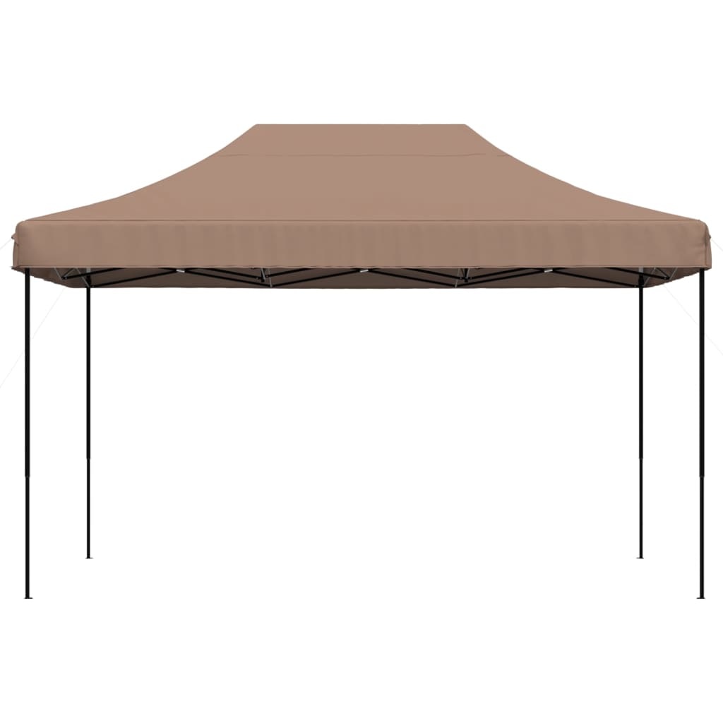 foldbart pop up-festtelt 440x292x315 cm cm brun