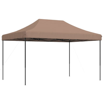 foldbart pop up-festtelt 440x292x315 cm cm brun