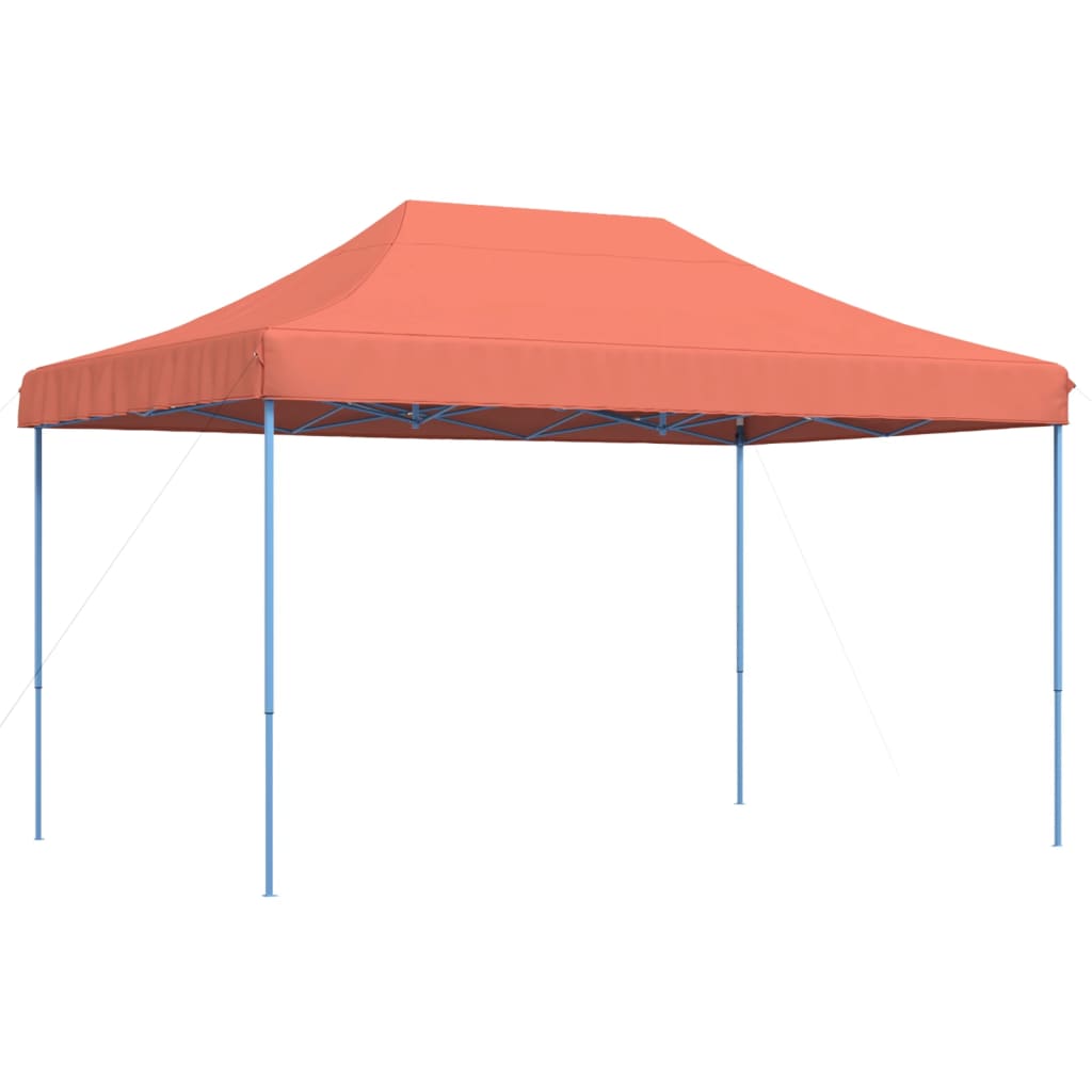 foldbart pop up-festtelt 440x292x315 cm terracotta