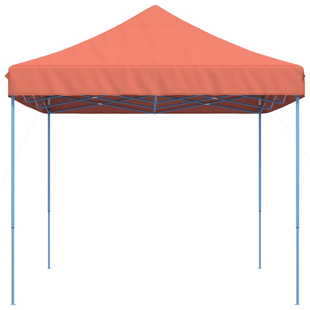 foldbart pop up-festtelt 440x292x315 cm terracotta