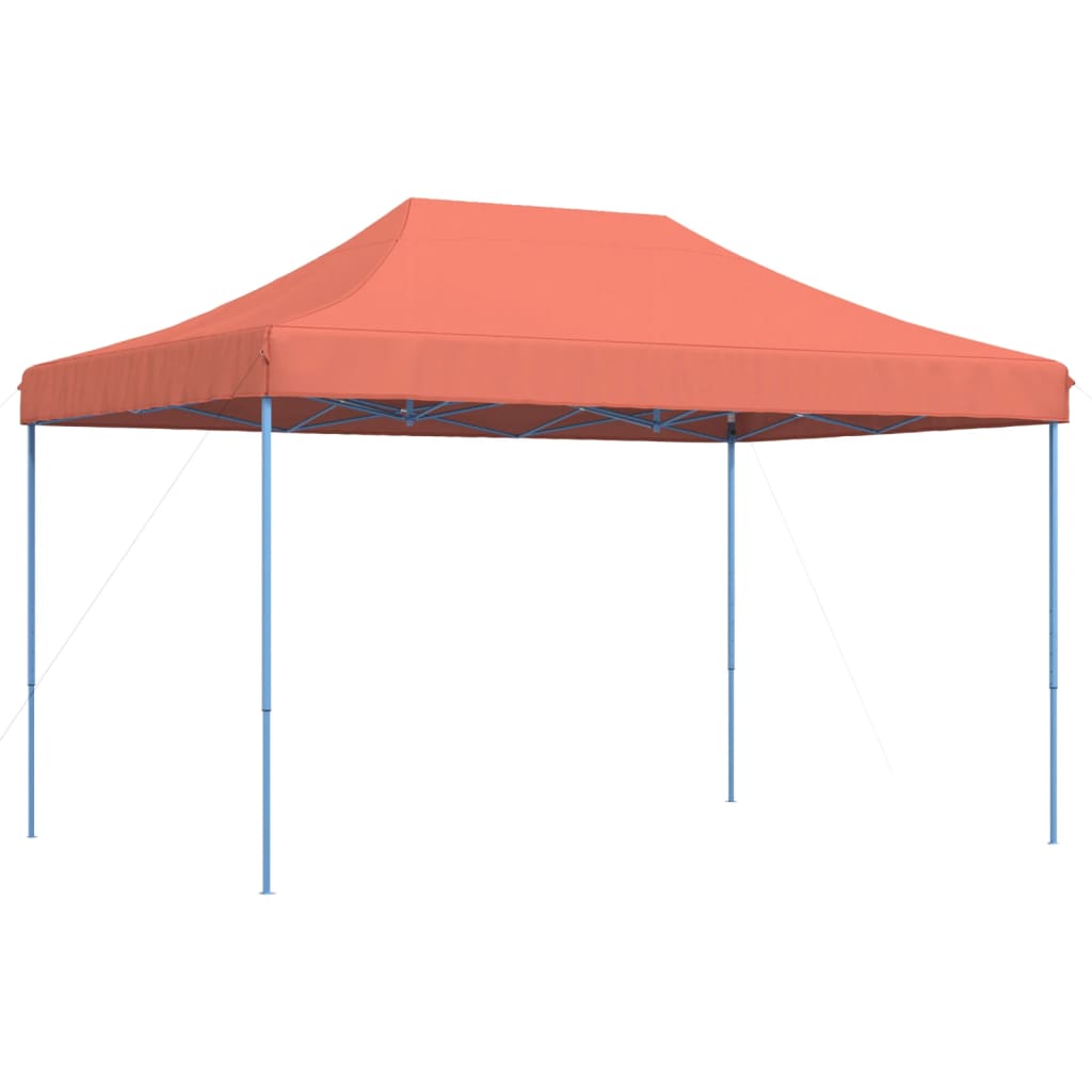 foldbart pop up-festtelt 440x292x315 cm terracotta