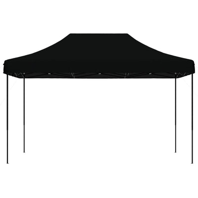 foldbart pop up-festtelt 440x292x315 cm sort