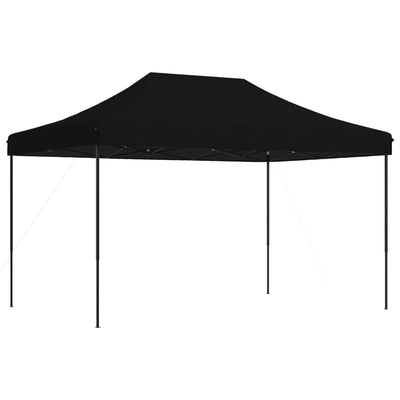 foldbart pop up-festtelt 440x292x315 cm sort