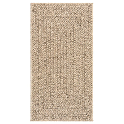 gulvtæppe ZIZUR 100x200 cm jute-look indendørs og udendørs