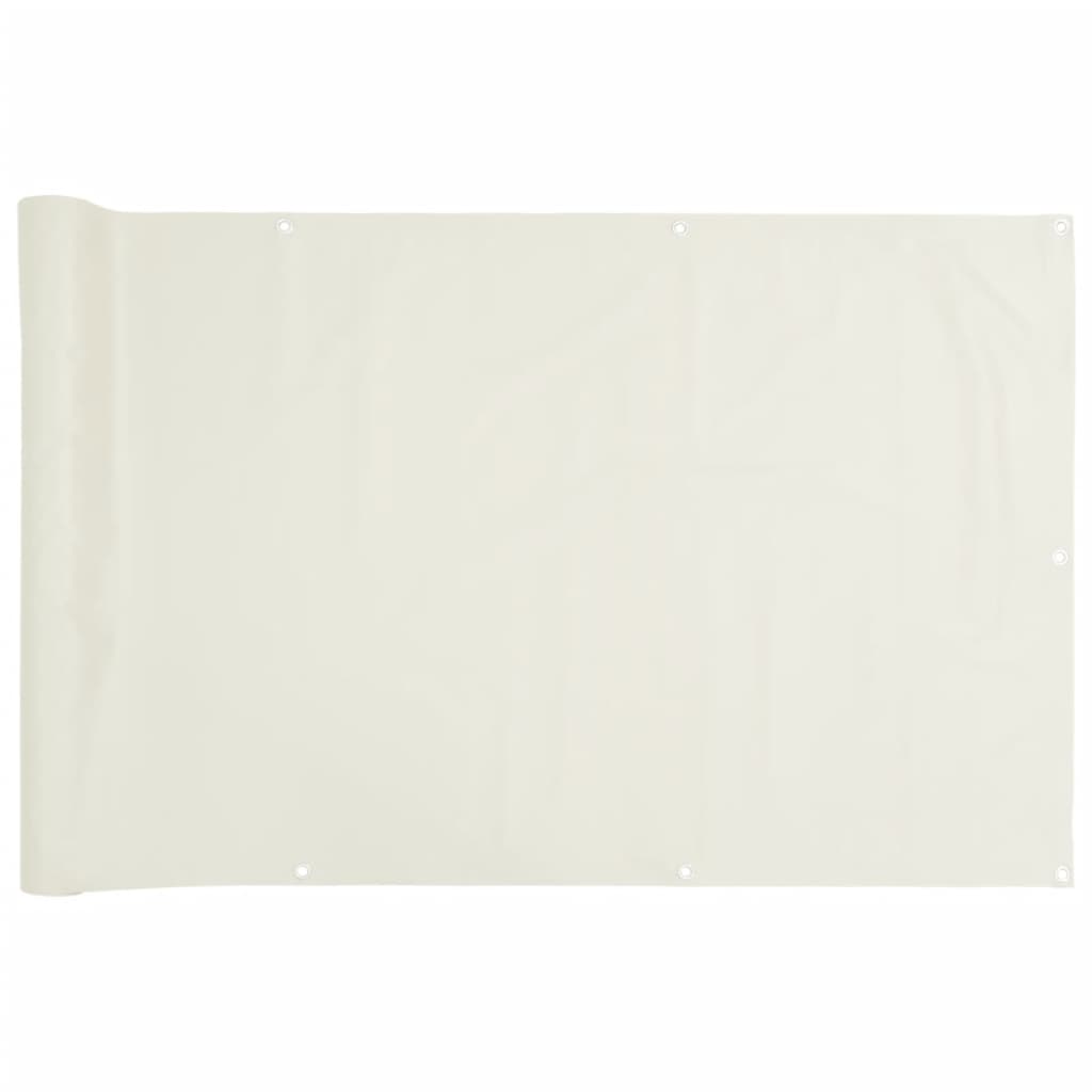 altanafskærmning 400x90 cm PVC hvid