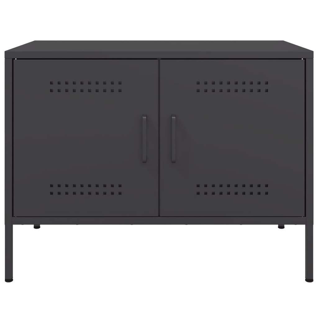 tv-borde 2 stk. 68x39x50,5 cm stål sort