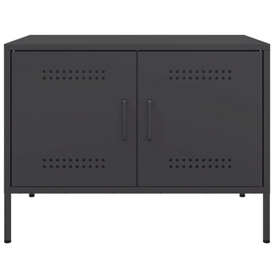 tv-borde 2 stk. 68x39x50,5 cm stål sort