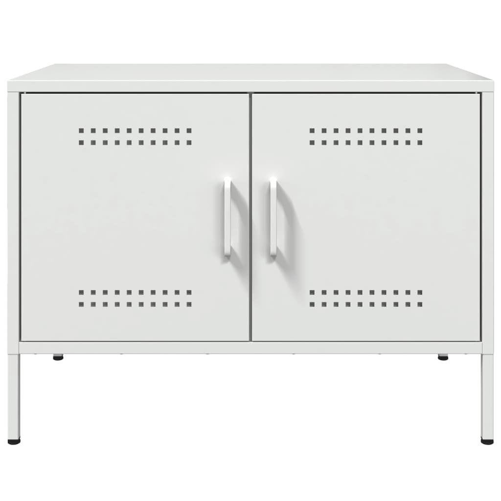 tv-borde 2 stk. 68x39x50,5 cm stål hvid