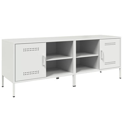 tv-borde 2 stk. 68x39x50,5 cm stål hvid