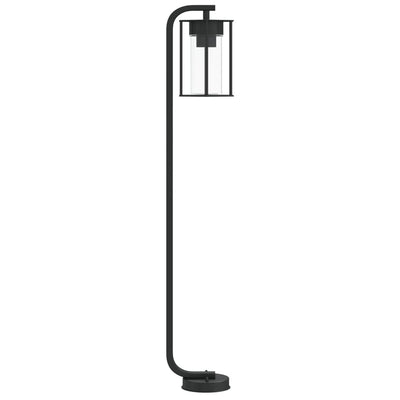 udendørs standerlamper 3 stk. 100 cm rustfrit stål sort