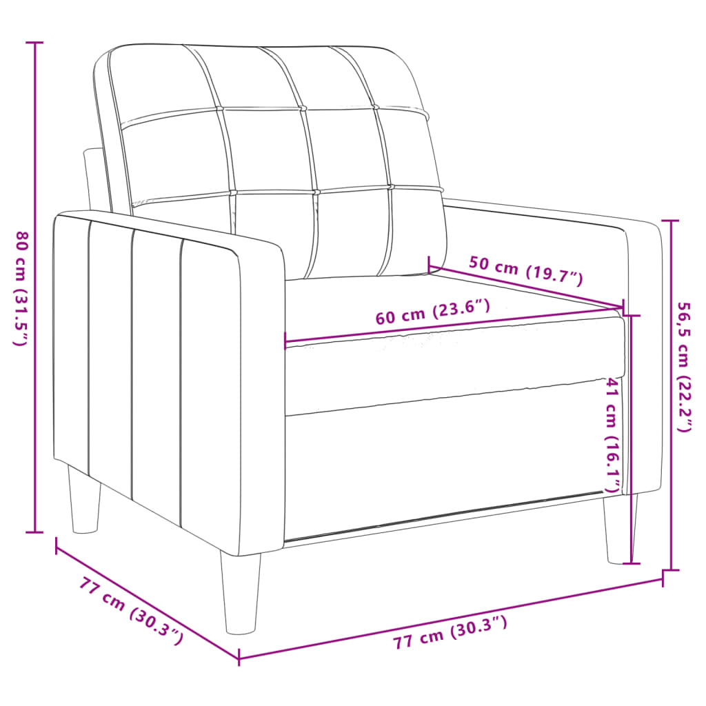 sofasæt 3 dele stof lysegul