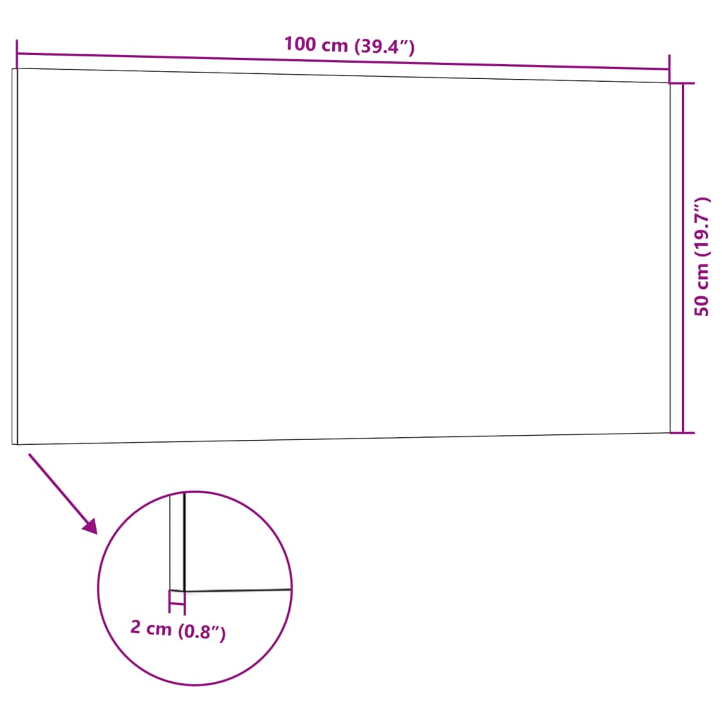 3D-vægpaneler 10 stk. 100x50 cm EPS rød