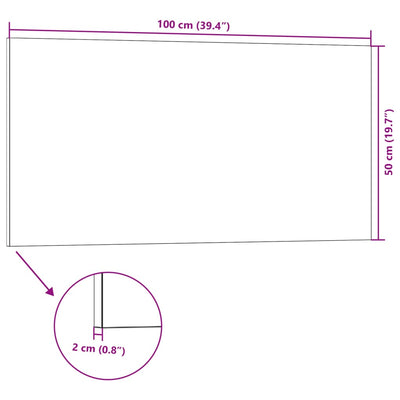 3D-vægpaneler 10 stk. 100x50 cm EPS rød