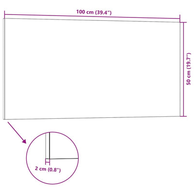 3D-vægpaneler 10 stk. 100x50 cm EPS rød og hvid